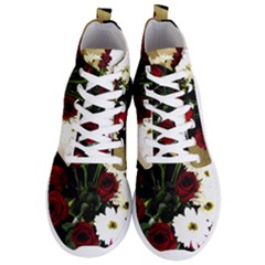 Roses 1 2 Men s Lightweight High Top Sneakers by bestdesignintheworld