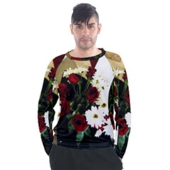 Roses 1 2 Men s Long Sleeve Raglan Tee