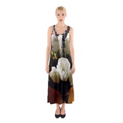 Tulips 1 3 Sleeveless Maxi Dress by bestdesignintheworld