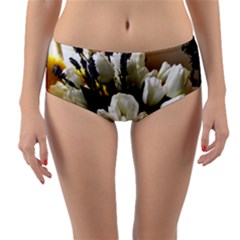 Tulips 1 3 Reversible Mid-waist Bikini Bottoms by bestdesignintheworld