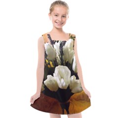 Tulips 1 3 Kids  Cross Back Dress