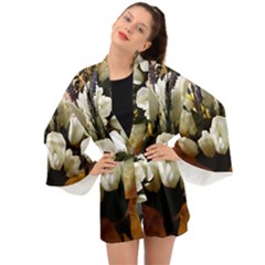 Tulips 1 3 Long Sleeve Kimono