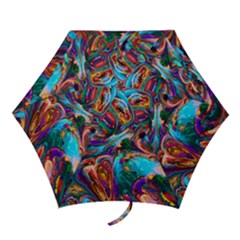 Seamless Abstract Colorful Tile Mini Folding Umbrellas