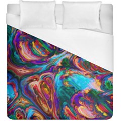 Seamless Abstract Colorful Tile Duvet Cover (king Size)