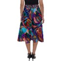 Seamless Abstract Colorful Tile Perfect Length Midi Skirt View2