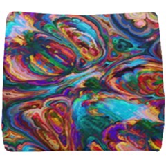 Seamless Abstract Colorful Tile Seat Cushion