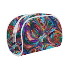 Seamless Abstract Colorful Tile Makeup Case (small)