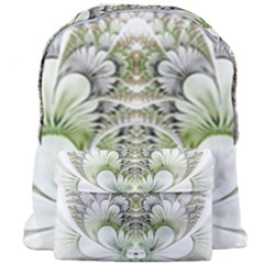 Fractal Delicate White Background Giant Full Print Backpack