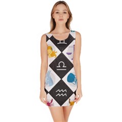 Zodiac Astrology Horoscope Bodycon Dress