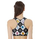 Zodiac Astrology Horoscope Sports Bra with Border View2