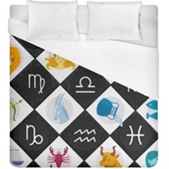 Zodiac Astrology Horoscope Duvet Cover (king Size)