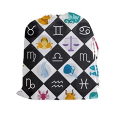 Zodiac Astrology Horoscope Drawstring Pouch (2xl)