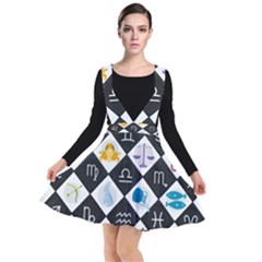 Zodiac Astrology Horoscope Plunge Pinafore Dress