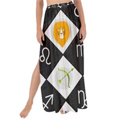 Zodiac Astrology Horoscope Maxi Chiffon Tie-up Sarong