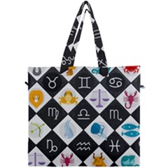 Zodiac Astrology Horoscope Canvas Travel Bag by HermanTelo