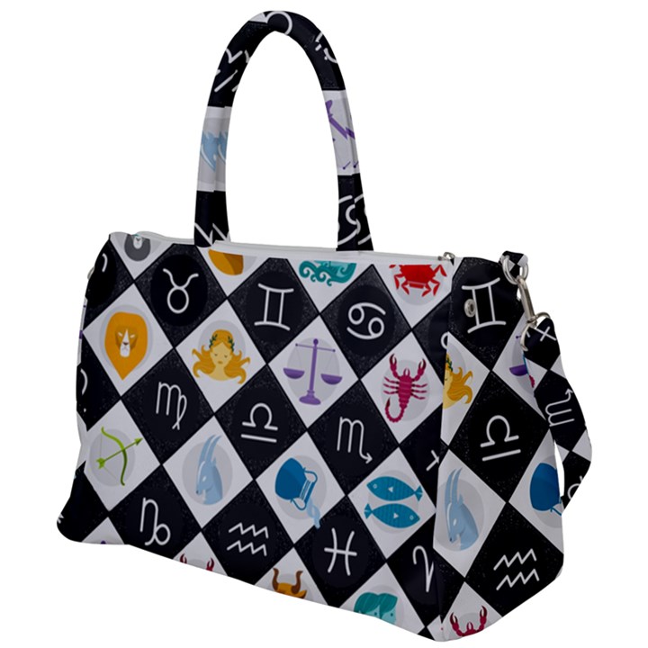 Zodiac Astrology Horoscope Duffel Travel Bag