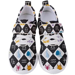 Zodiac Astrology Horoscope Women s Velcro Strap Shoes by HermanTelo