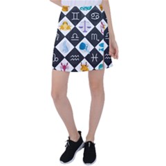 Zodiac Astrology Horoscope Tennis Skirt