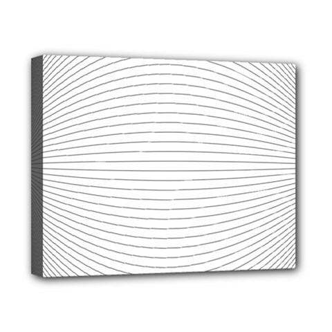 Pattern Background Monochrome Canvas 10  x 8  (Stretched)