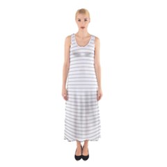 Pattern Background Monochrome Sleeveless Maxi Dress