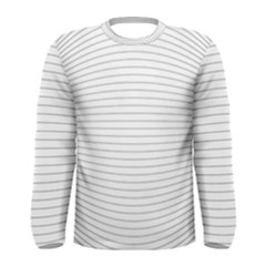 Pattern Background Monochrome Men s Long Sleeve Tee