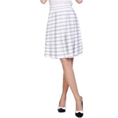 Pattern Background Monochrome A-Line Skirt