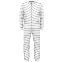 Pattern Background Monochrome OnePiece Jumpsuit (Men) 