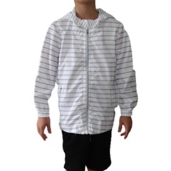 Pattern Background Monochrome Kids  Hooded Windbreaker