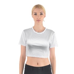 Pattern Background Monochrome Cotton Crop Top