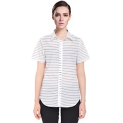 Pattern Background Monochrome Women s Short Sleeve Shirt