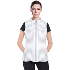 Pattern Background Monochrome Women s Puffer Vest