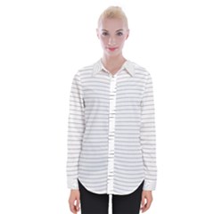 Pattern Background Monochrome Womens Long Sleeve Shirt