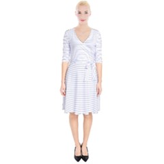 Pattern Background Monochrome Wrap Up Cocktail Dress by HermanTelo