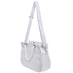 Pattern Background Monochrome Rope Handles Shoulder Strap Bag