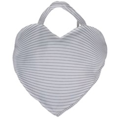 Pattern Background Monochrome Giant Heart Shaped Tote