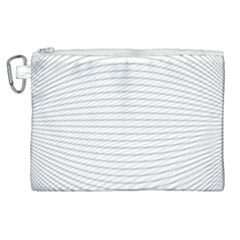 Pattern Background Monochrome Canvas Cosmetic Bag (XL)