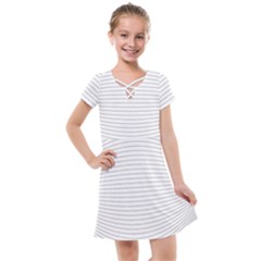 Pattern Background Monochrome Kids  Cross Web Dress