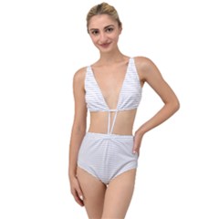 Pattern Background Monochrome Tied Up Two Piece Swimsuit