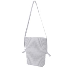 Pattern Background Monochrome Folding Shoulder Bag