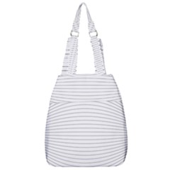 Pattern Background Monochrome Center Zip Backpack