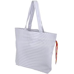 Pattern Background Monochrome Drawstring Tote Bag