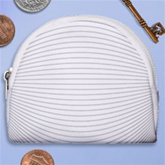 Pattern Background Monochrome Horseshoe Style Canvas Pouch