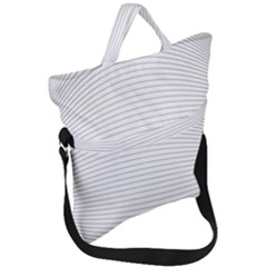 Pattern Background Monochrome Fold Over Handle Tote Bag