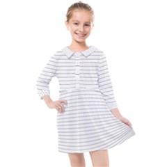 Pattern Background Monochrome Kids  Quarter Sleeve Shirt Dress