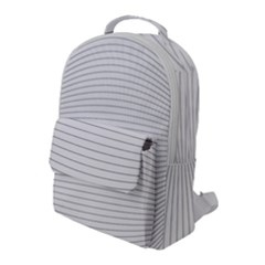 Pattern Background Monochrome Flap Pocket Backpack (Large)