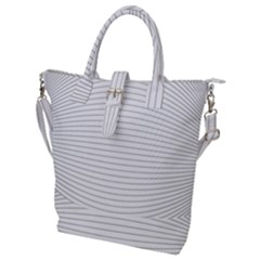 Pattern Background Monochrome Buckle Top Tote Bag