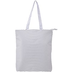 Pattern Background Monochrome Double Zip Up Tote Bag