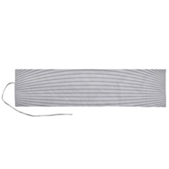 Pattern Background Monochrome Roll Up Canvas Pencil Holder (L)