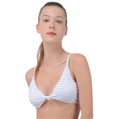 Pattern Background Monochrome Knot Up Bikini Top