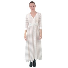 Pattern Background Monochrome Button Up Maxi Dress